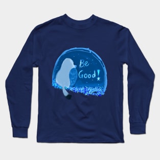 Blue Bird Looking at The Beautiful Sky Long Sleeve T-Shirt